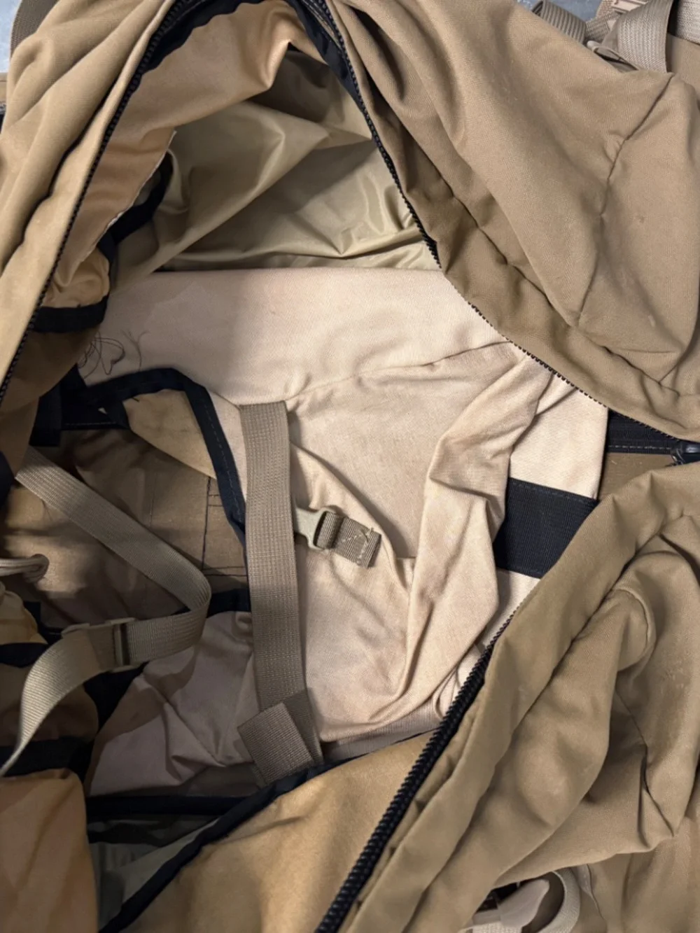 Mystery Ranch Special Operations Issue SATL Assault Ruck, Coyote Tan